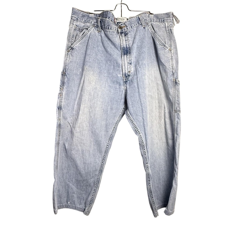 Vintage Y2K Levi's Carpenter Loose Straight Jeans Distressed Skater 44 Waist XXL